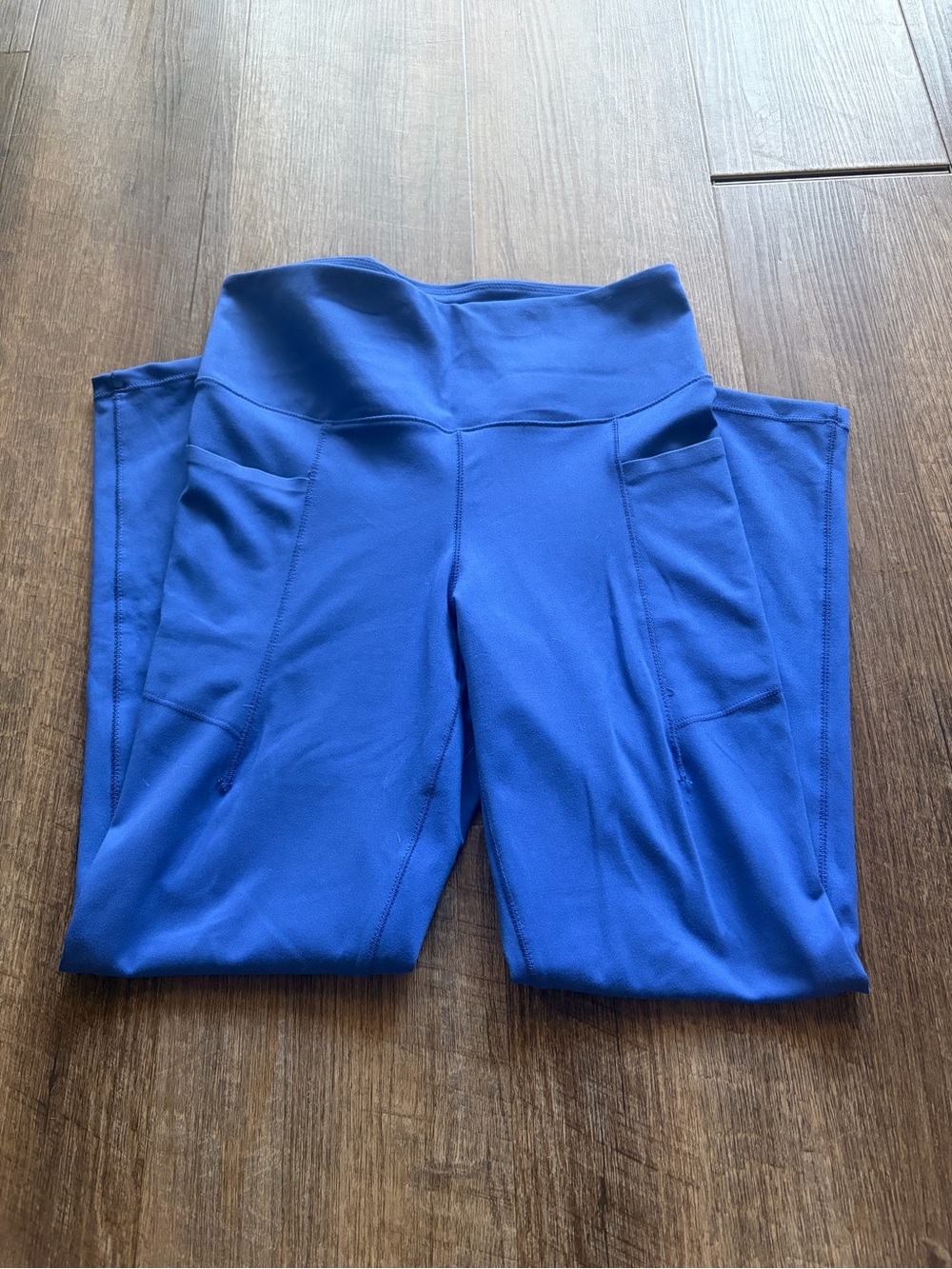 Danskin Royal Blue High-Waist Leggings with Side Pockets